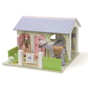 LE TOY VAN BLUEBELL STABLES WITH PONY ME073